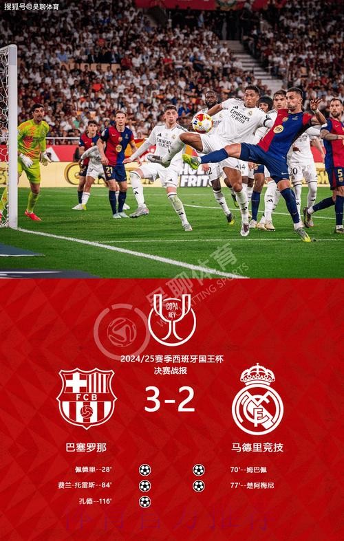 三度力压死敌夺冠！巴萨队史首次对皇马取得决赛三连胜